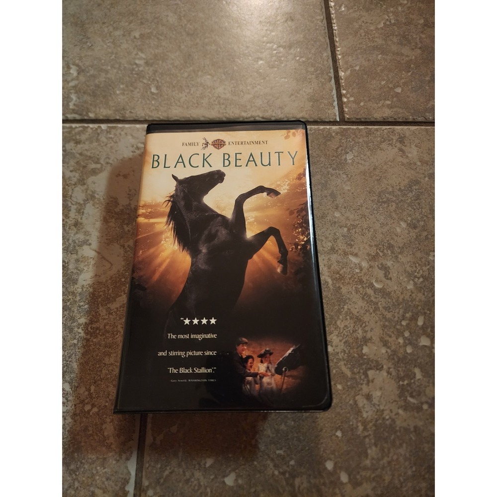 Black Beauty VHS 1994 Warner Bros Family Entertainment Movie Sean Bean Clamshell